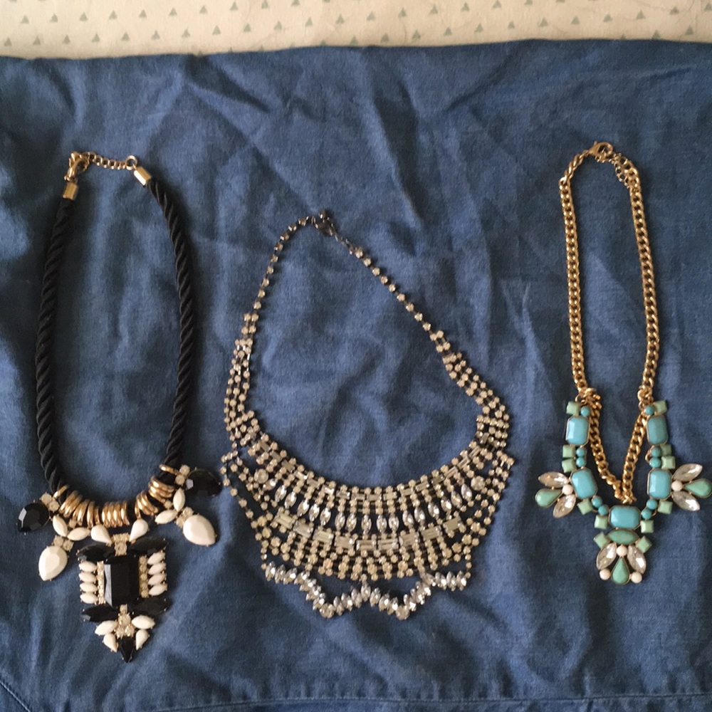 Lot of 3 Statement Necklaces